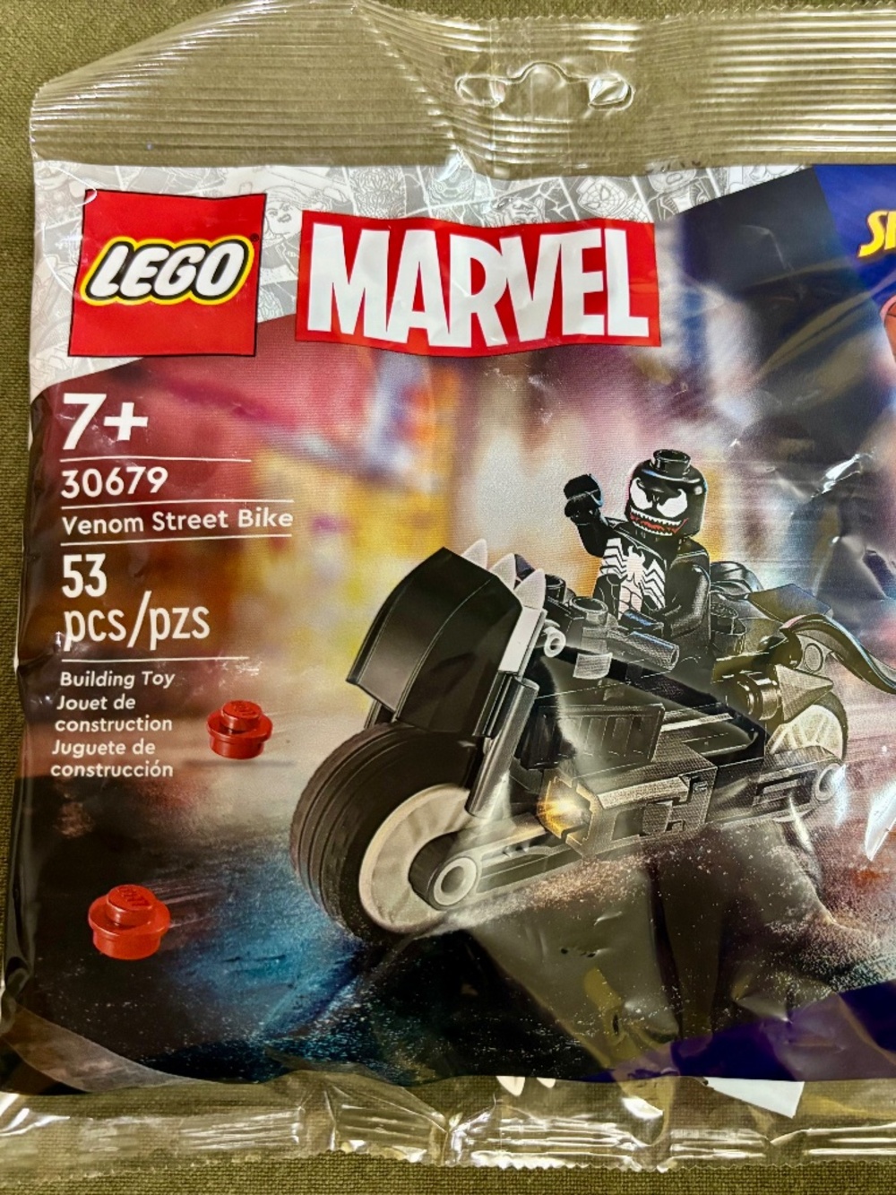 LEGO SPIDER-MAN "Venom Street Bike" polybag 30679 UNOPENED
